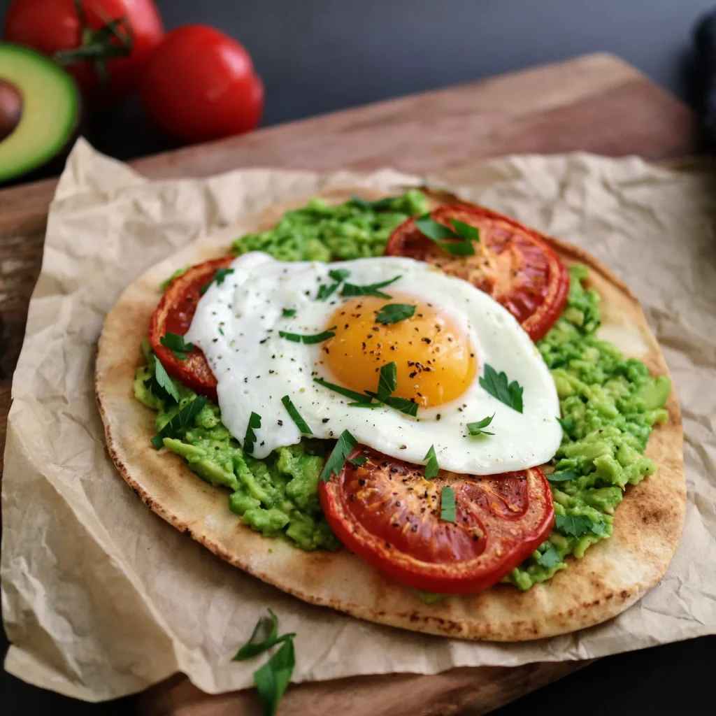 Lika Ontbijt toast met avocado, tomaat en ei